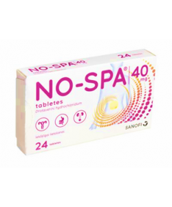 NO-SPA 40 mg tabletes N24