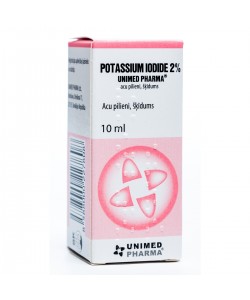 Potassium iodide 2% acu pilieni 10ml