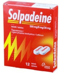Solpadeine tabletes, N12